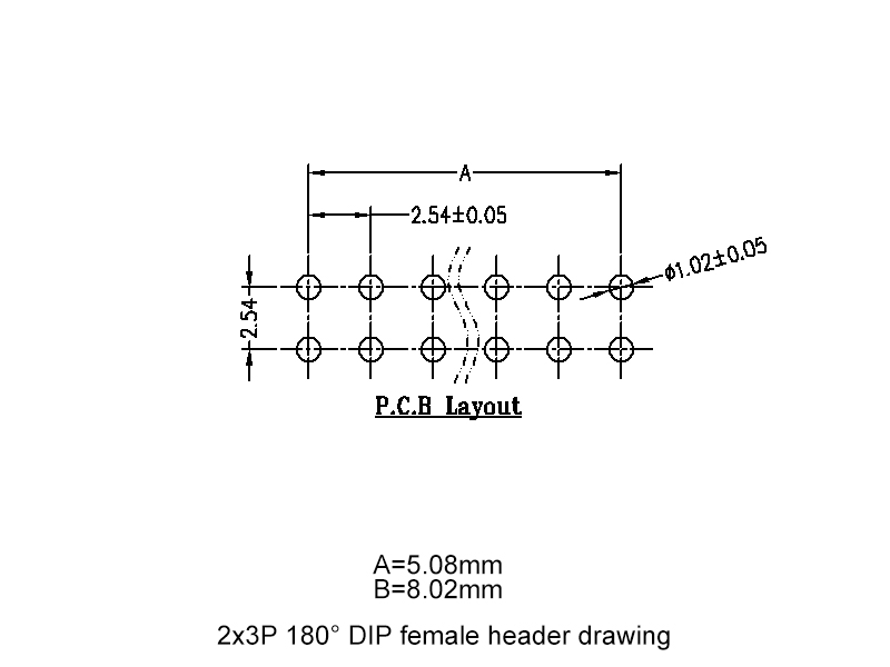 2.54mm 2x3P双排母 drawing 4.jpg